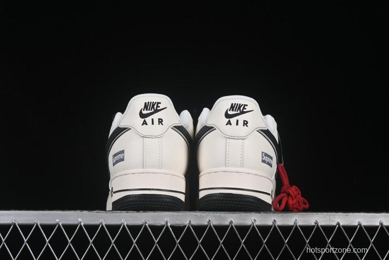 Nike Air Force 1 '07 Low Supreme Collaboration Two-Tone Beige Low-Top Casual Sneakers - XZ6188-362