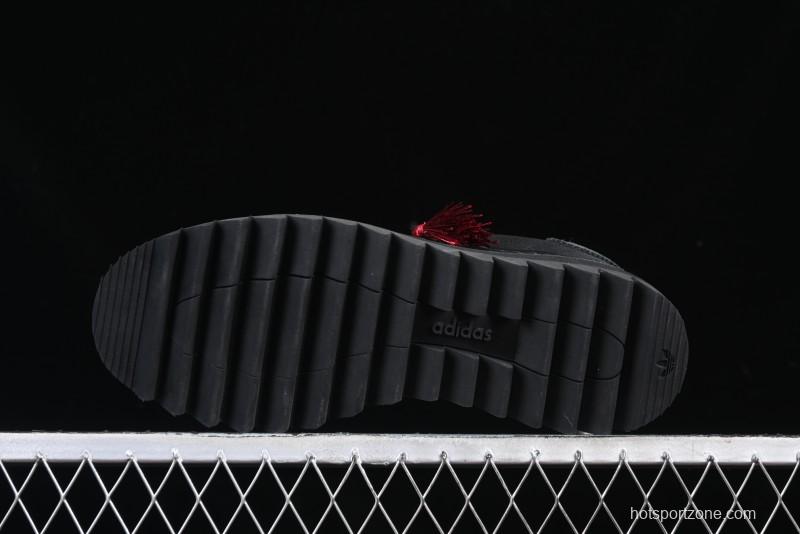 Adidas Superstar JR5114 Clot Collaboration Shell Toe Skate Shoes with Perforated Leather Upper - JR5114