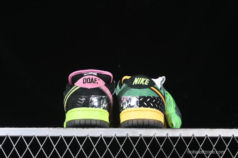 Nike Dunk Low "What The Ducks" Oregon Ducks Football Team Low-Top Casual Sneakers - HV1454-001