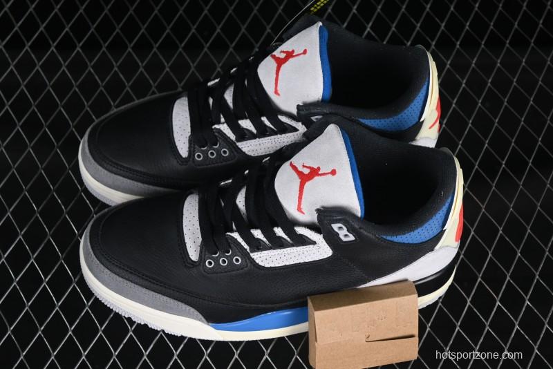 Nike Air Jordan 3 OG "Rare Air" Retro Basketball Shoes with Reverse Swoosh Design - IB8967-004