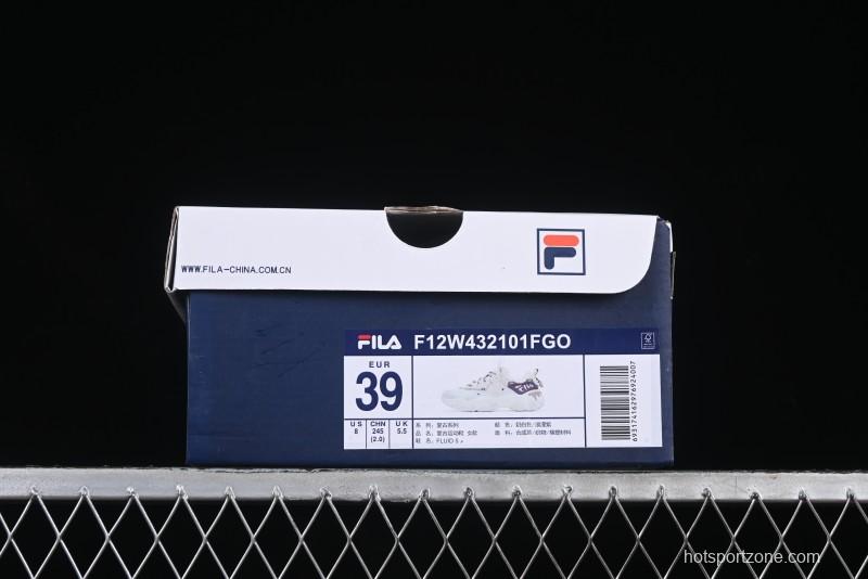 Fila Fusion Retro Mars Running Shoes with Lace-Up Design and Cushioned Sole - F12W432101FGO