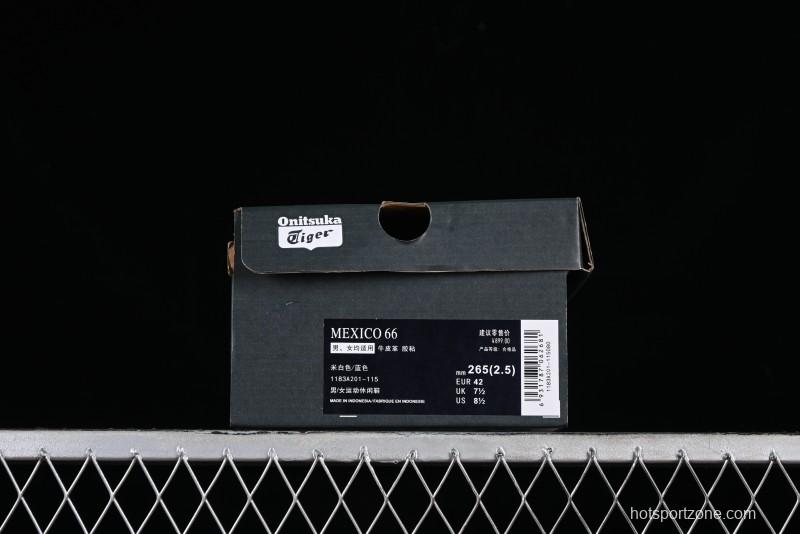 Onitsuka Tiger Mexico 66 Low-Top Leather Casual Running Shoes - 1183A201-115