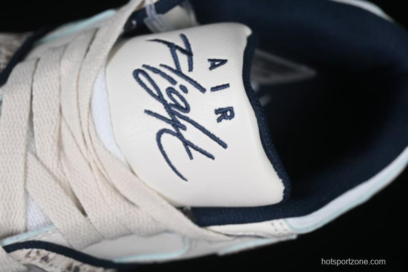 Nike Air Flight 89 Low Year of the Snake Theme Air Cushion Basketball Shoes - FQ8256-001