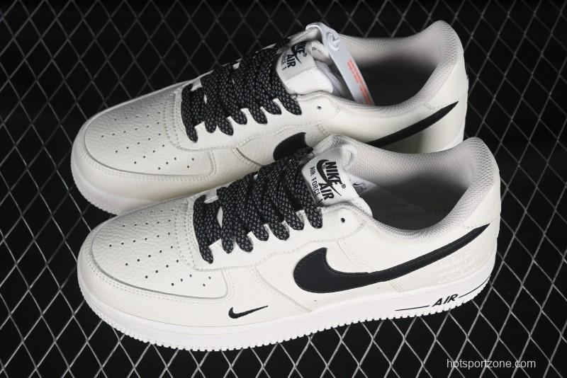 Nike Air Force 1 '07 Low Ted x Portland Triple Collaboration Reflective Black Casual Sneakers - DD8959-706