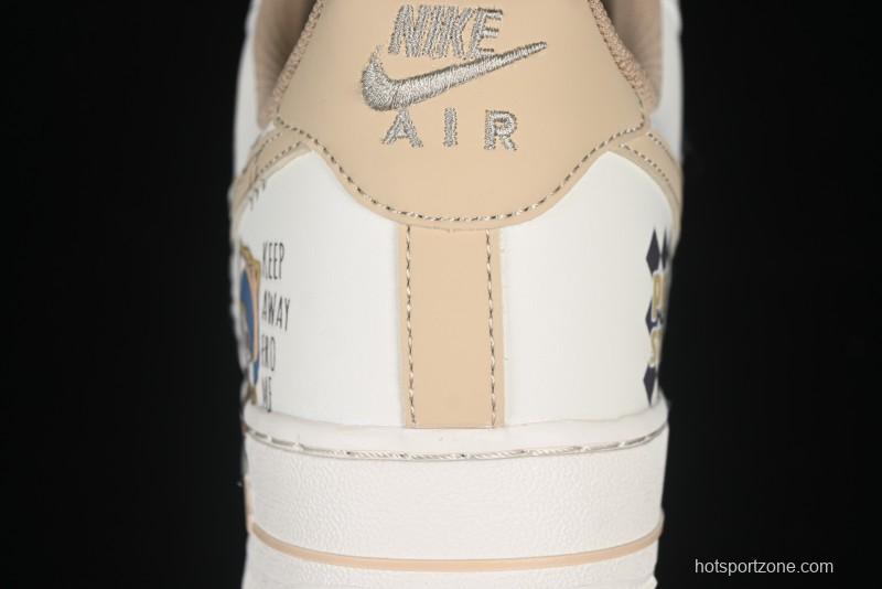 Nike Air Force 1 '07 Low Casual Sneakers with Pop Mart Molly Design - FJ7740-210