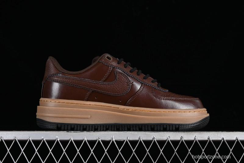 Nike Air Force 1 Low Luxe Casual Sneakers with Thick Sole and Waterproof Design - DM2451-200