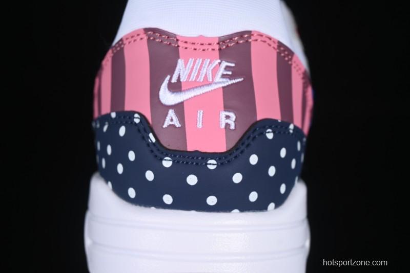 Nike Air Max 1 Retro Running Shoes with Half-Sole Air Cushion - AT3057-100