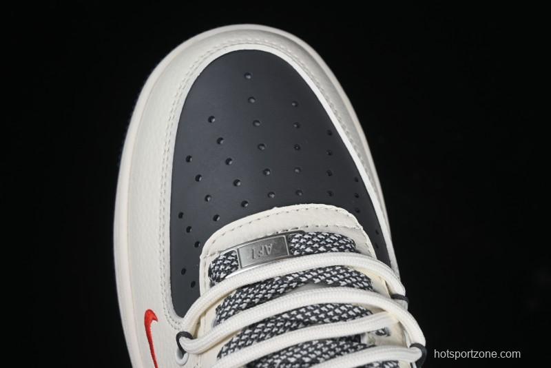 Nike Air Force 1 '07 Low UN Collaboration White Blue Lace-Up Casual Sneakers - SJ1198-103