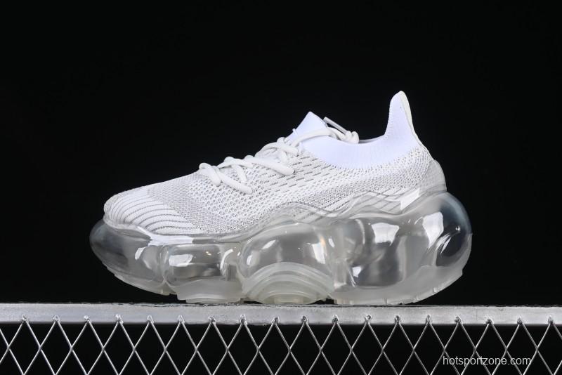 Grounds Big Bubble Heightening Platform Sneakers White Gray - AJE5