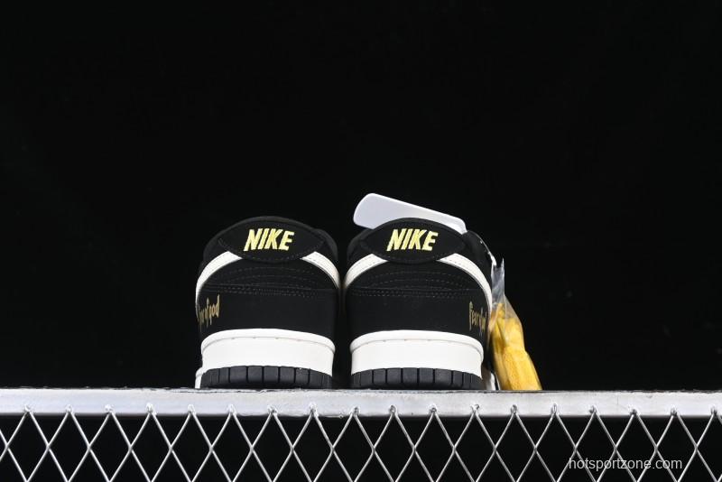 Nike SB Dunk Low FOG Collaboration - Anniversary High-End Custom Low-Top Casual Sneakers - KK1333-016