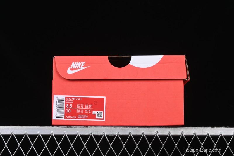 Nike Air Max 1 Retro Running Shoes with Half-Sole Air Cushion - FV6530-002