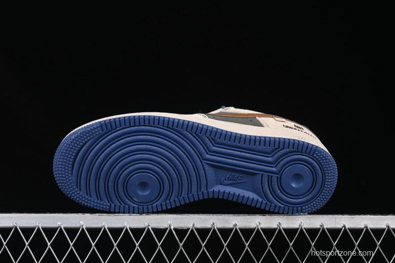 Nike Air Force 1'07 Low Retro Casual Sneakers with Full-Length Air Cushion - KK1988-062