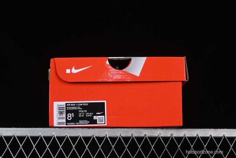 Nike Air Max 1 Retro Running Shoes with Half-Sole Air Cushion - HQ5882-100