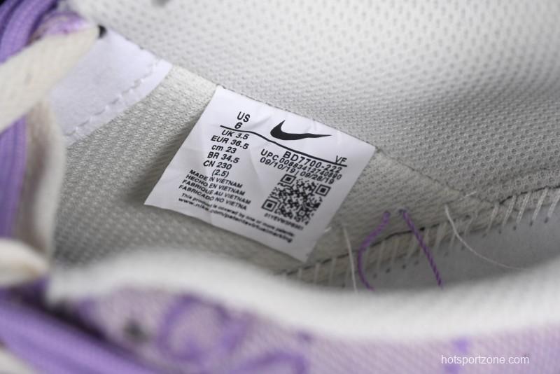 Nike Air Force 1'07 Low "Purple Star" Custom Casual Sneakers - BD7700-220