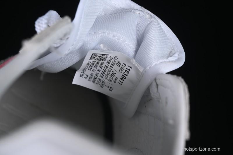 Onitsuka Tiger Vintage Runner Sneakers - White/Grey with Blue & Red Accents