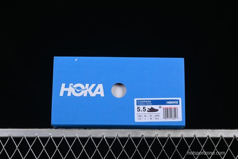 Hoka One One Hopara Outdoor Functional Mountain Sandals with Rugged Design - 1106534 BDSD