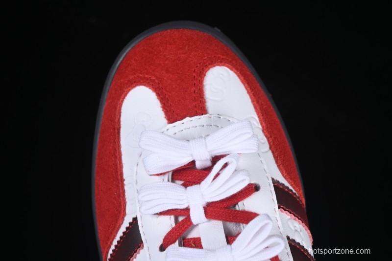 Adidas Originals Gazelle Indoor II Retro Casual Slip-Resistant Wear-Resistant Low-Top Sneakers - II0013