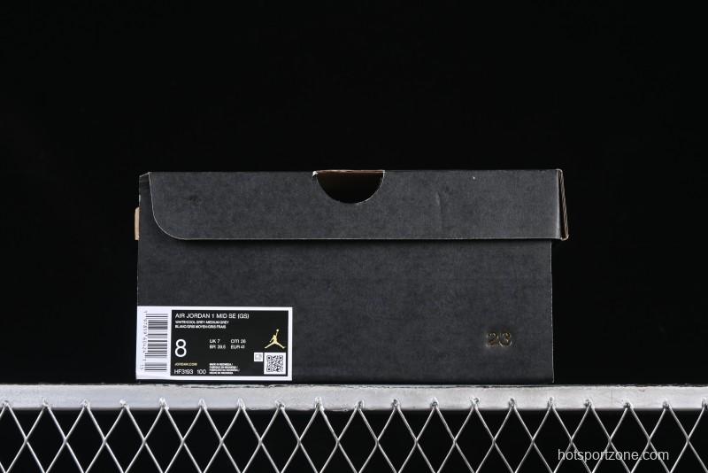 Nike Air Jordan 1 Mid AJ1 White Grey Mid Top Casual Sneakers - HF3193-100