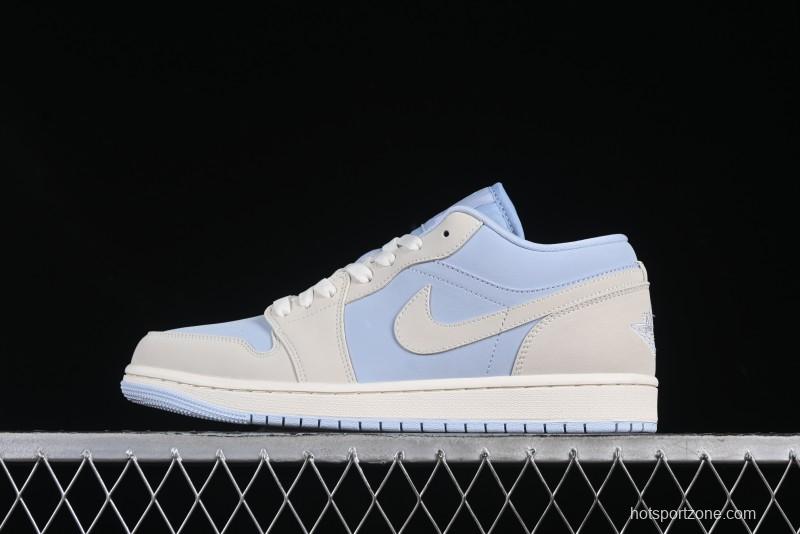 Nike Air Jordan 1 Low "Hydrogen Blue" Casual Sneakers with Retro Design - IB4003-407