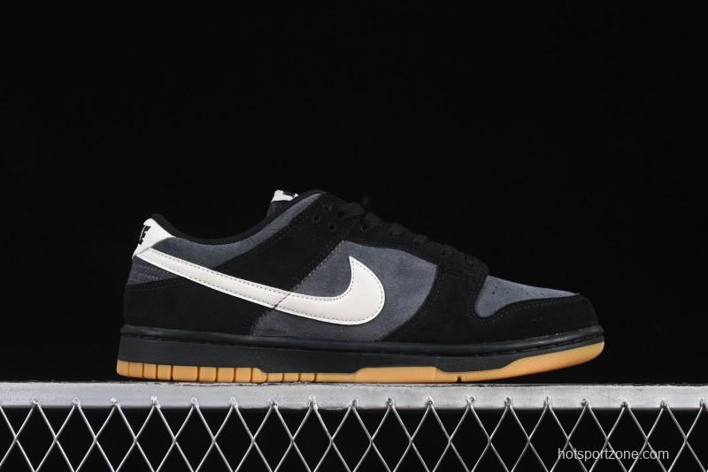 Nike Dunk Low Casual Sneakers in Black-Grey Colorway - HQ1931-001