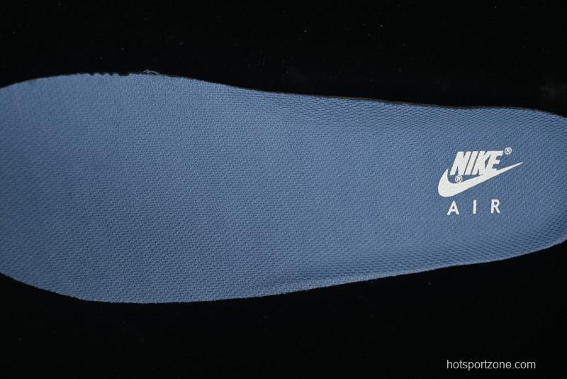 Nike Air Force 1 '07 Low Collaboration White Blue Ghost Face Casual Sneakers with Strap - KK1988-068