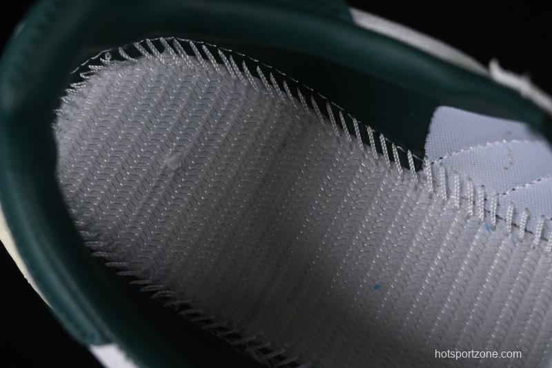 Adidas Retro-Inspired Sneakers - White, Grey & Green with Boost Sole