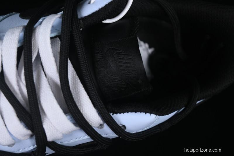 Custom "I Love U" Black & White Sneakers - Sleek Barcode Design