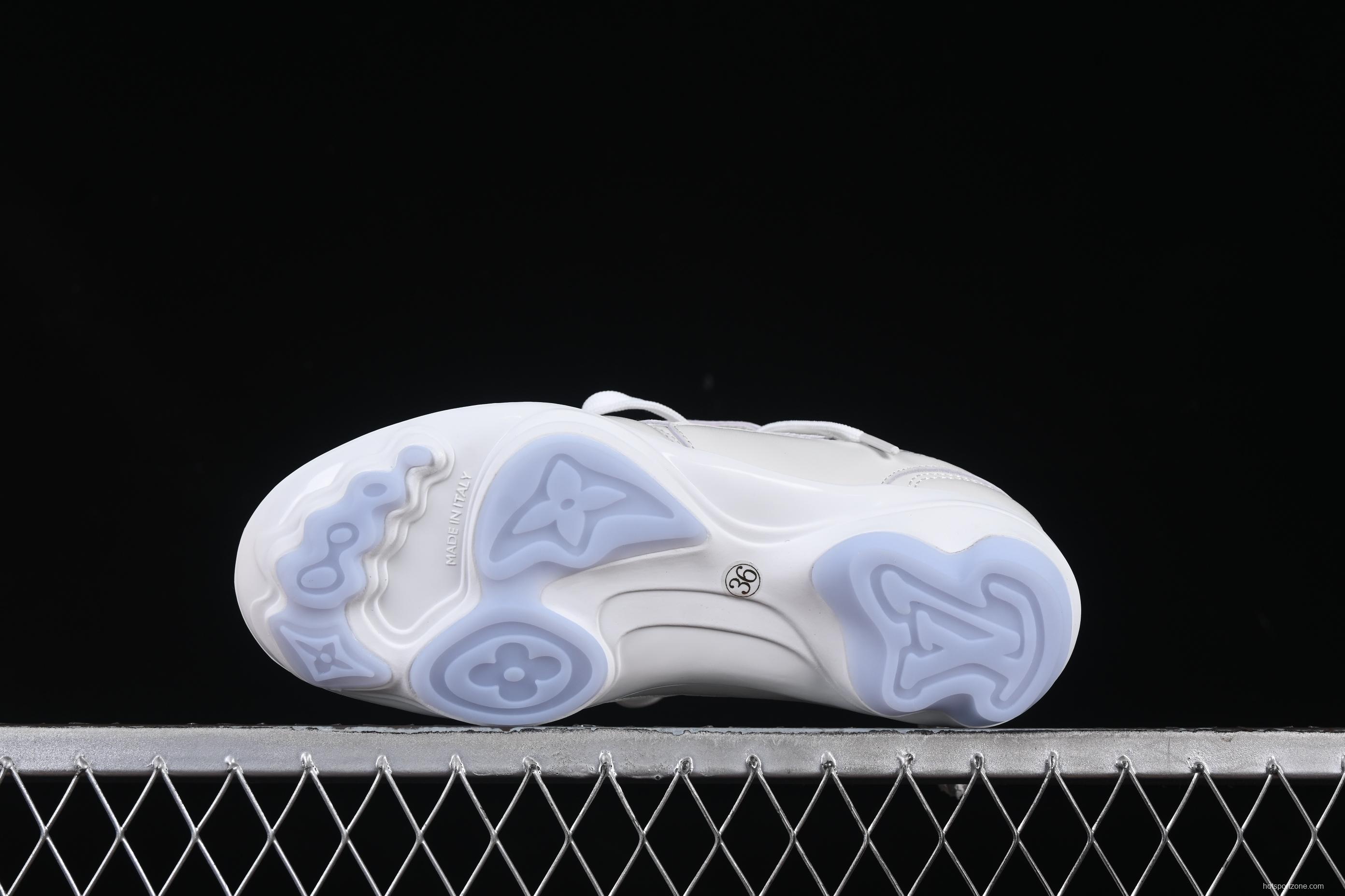 Louis Vuitton Footprint Soccer Low-Top Lifestyle Sneakers White - AJF6