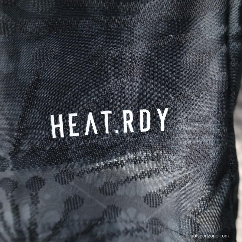 Player Version 2025 Mexico Black with Floral Pattern Design Jersey