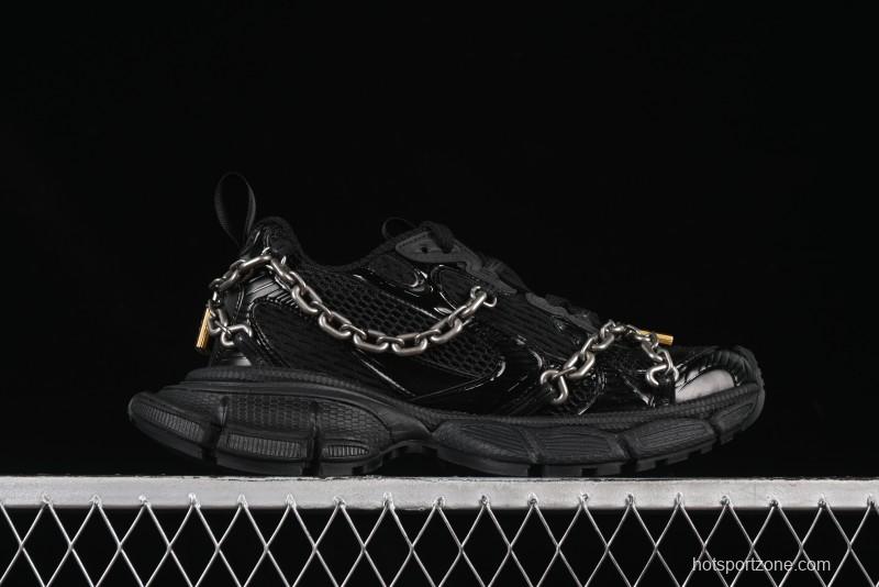 Balenciaga Phantom Sneaker 3XL Running Shoes with Transparent Heel Strap - W3XPL1882