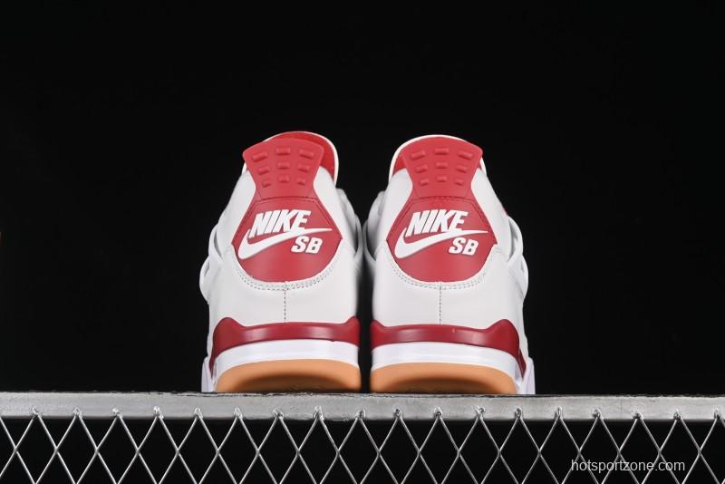 Nike SB x Air Jordan 4 OG "Varsity Red" Retro Basketball Shoes - DR5415-106