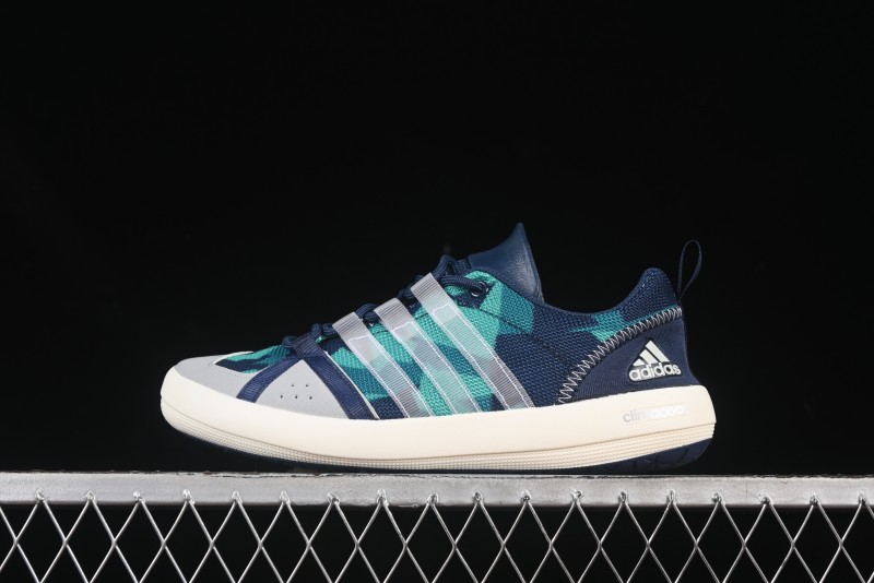 Adidas Climacool Boat Lace Graphic Breathable Cushion Casual Shoes - BA8396