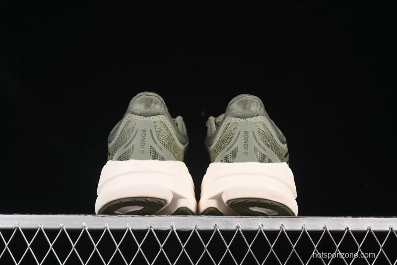 HOKA ONE ONE Bondi 9 Cushioned Running Shoes with Engineered Mesh Upper - 1162011 SSSC