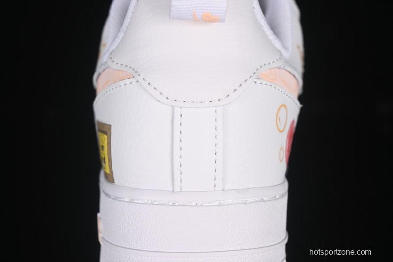 Nike Air Force 1'07 Low SpongeBob SquarePants Casual Sneakers - FB8971-070