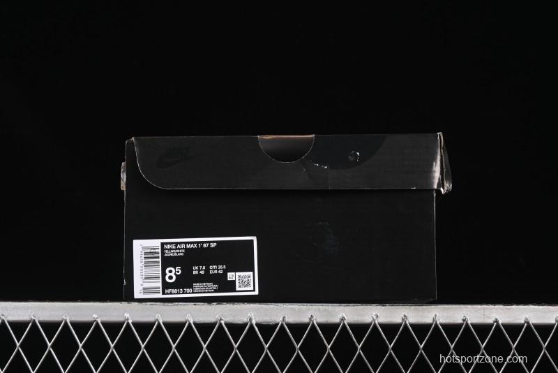 Nike Air Max 1 Retro Running Shoes with Half-Sole Air Cushion - HF8813-700