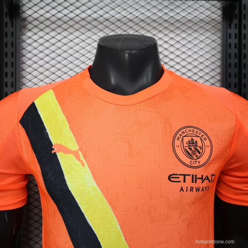 Player Version 25/26 KIDSUPER x MANCHESTER CITY Orange Jersey