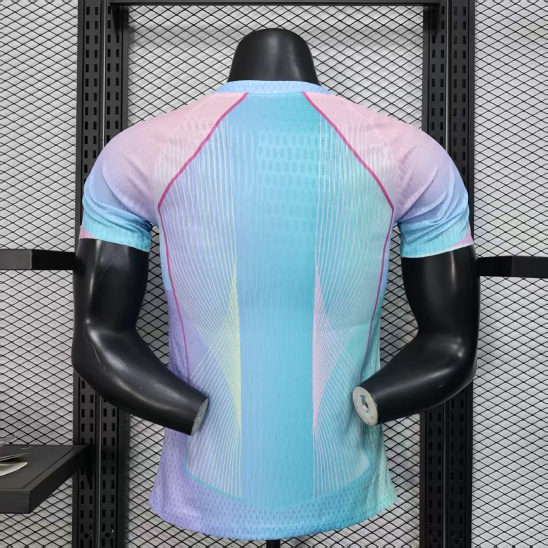 Player Version 25/26 FC Barcelona Mint Green with Pink Trim Jersey