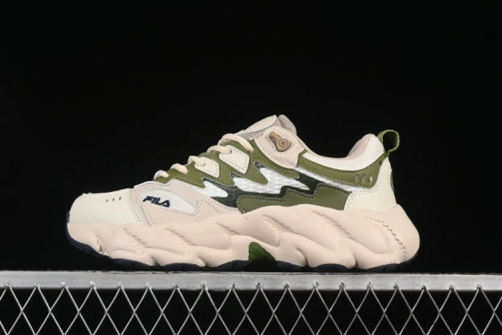 Fila Fusion Fern 2.0 Retro Chunky Sneakers with 3CM Heightening Sole - F12M511101FMC