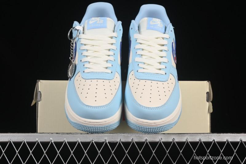 Nike Air Force 1'07 Low Doraemon Casual Sneakers with Full-Length Air Cushion - DF0188-059