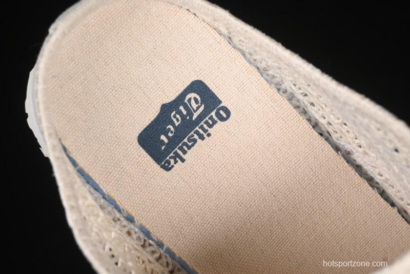 Onitsuka Tiger Mexico 66 Sabot Slip-On Sneakers with Breathable Mesh Upper - 1183C123-100