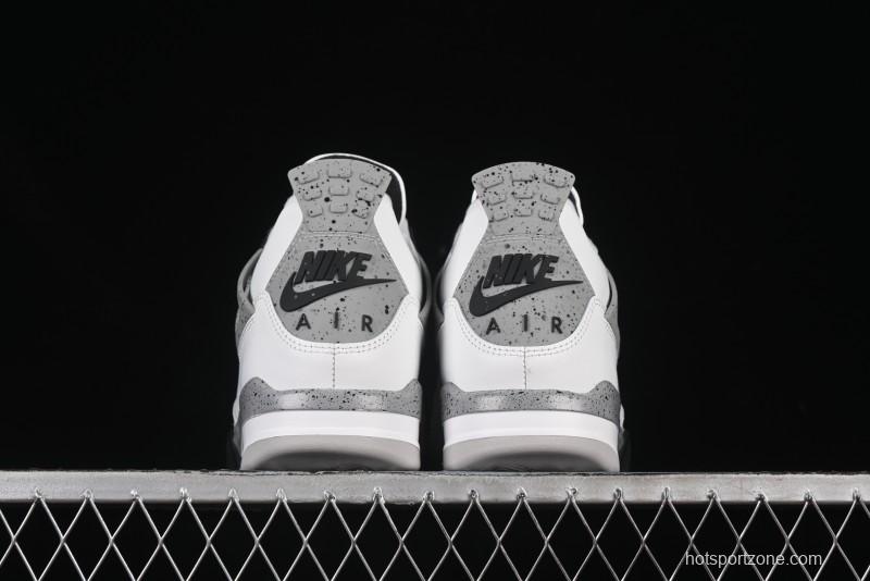Nike Air Jordan 4 Retro White Cement Basketball Shoes - FV5029-100