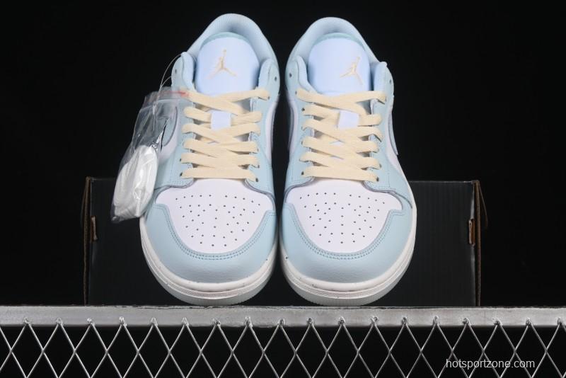 Nike Air Jordan 1 Low AJ1 Mint Blue Casual Lifestyle Sneakers - HJ5999-400