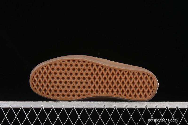 Vans Premium Authentic Suede Retro Sneakers with Translucent Rubber Sole - VN000CRQBYS