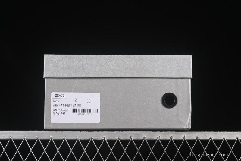 GG-CC Chunky Low Casual Fashion Sporty Platform Sneakers Series - 5515 Champagne