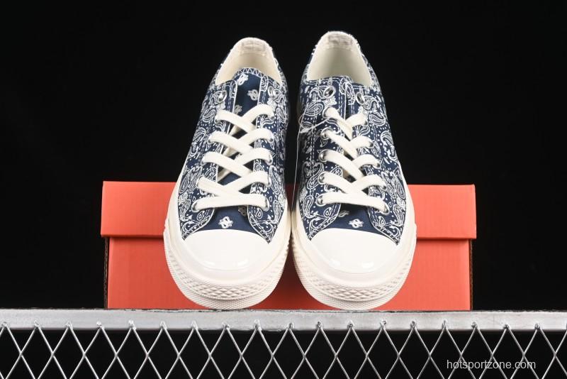 Converse Chuck 1970s Low Top Casual Sneakers with Paisley Pattern - A15751C