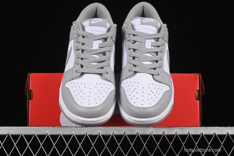 Nike SB Dunk Low White Grey Low-Top Casual Skate Shoes - HF5441-105