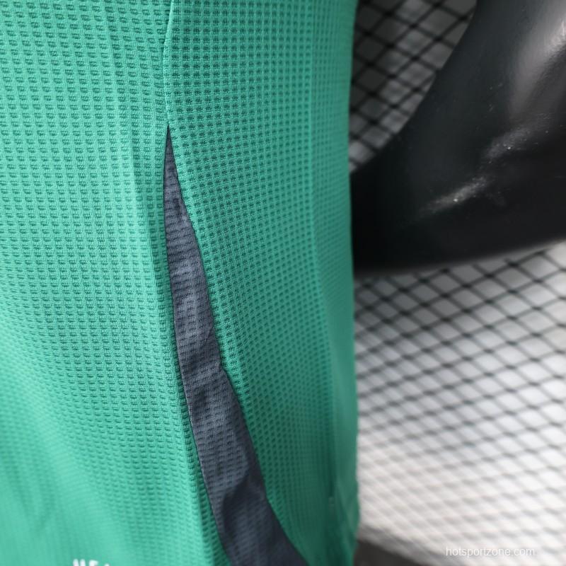 Player Version 2025 Algeria Green with Solid Color Jersey