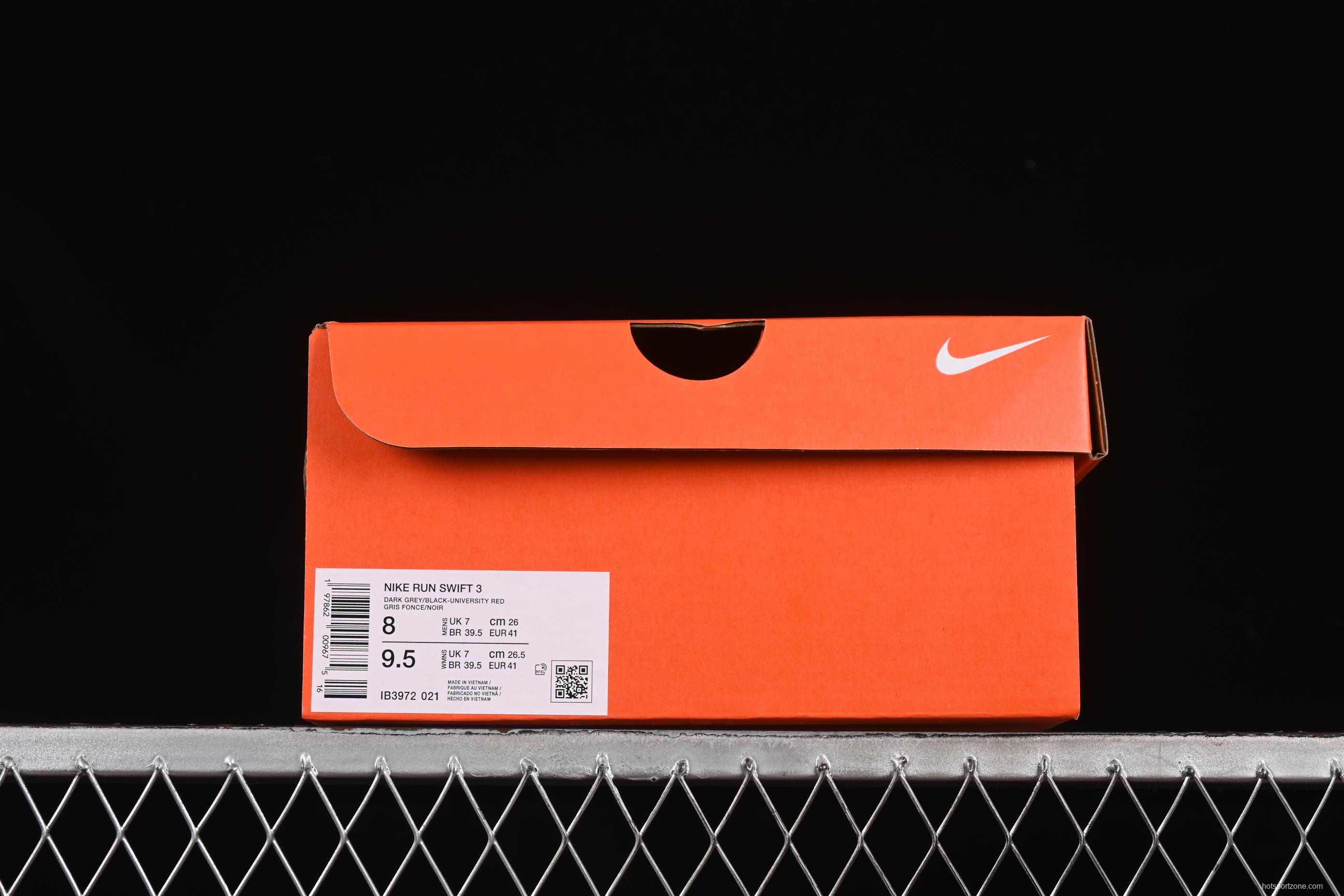 Nike Run Swift 3 Breathable Mesh Cushioned Running Shoes - IB3972-021