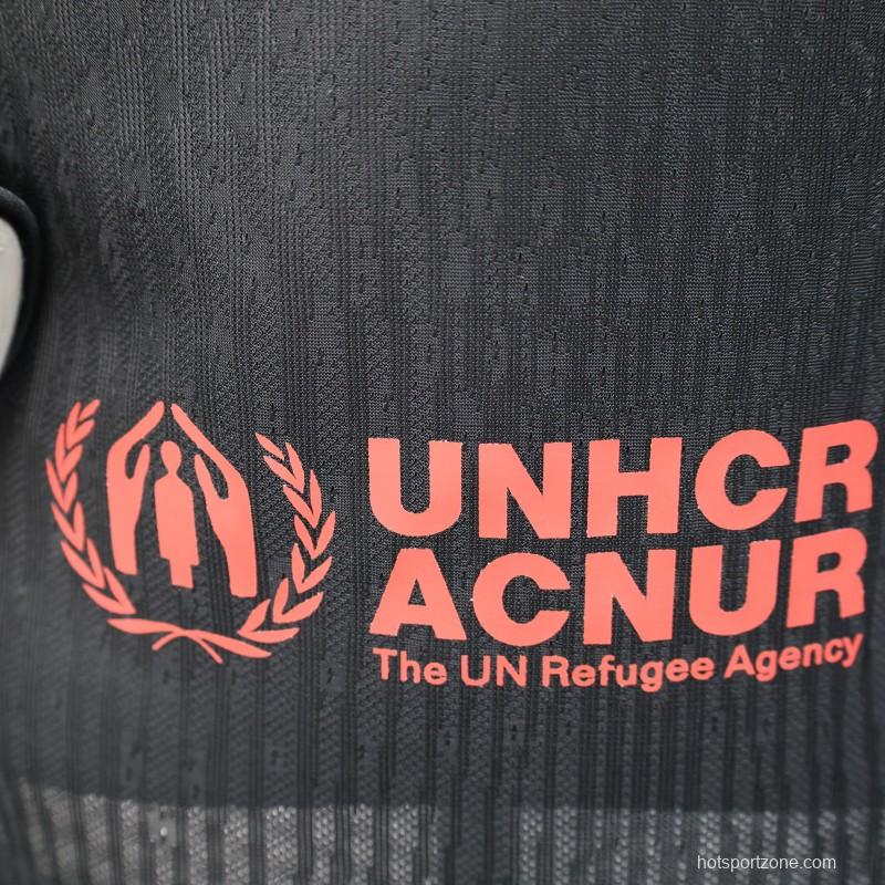 Player Version 24/25 Barcelona x Travis Scott Away Black Jersey With Red Sponsor