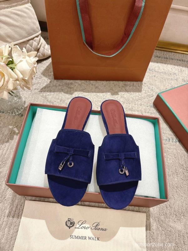 2025 Slippers LP Blue Suede Slide LY00000